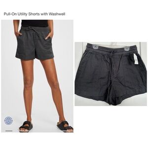 Gap NWT Pull-on Utility Shorts with Washwell - Cast iron gray - XS